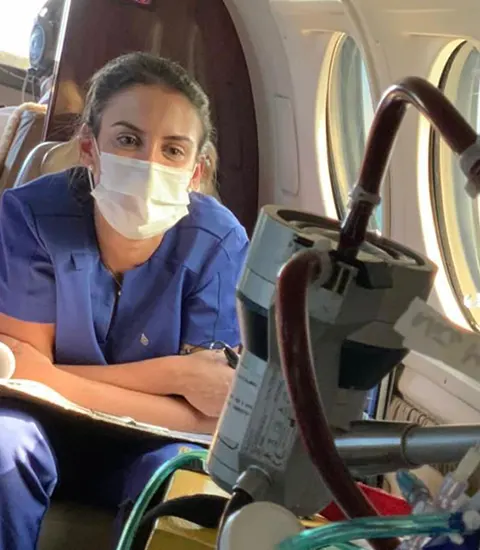 Dra. Marina Fantini, especialista em ECMO no Brasil